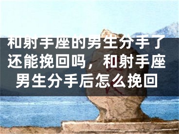 和射手座的男生分手了还能挽回吗，和射手座男生分手后怎么挽回