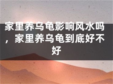 家里养乌龟影响风水吗，家里养乌龟到底好不好