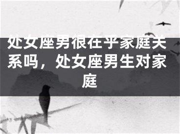 处女座男很在乎家庭关系吗，处女座男生对家庭