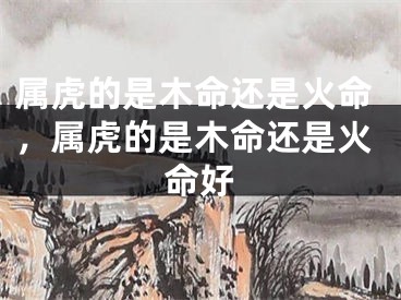 属虎的是木命还是火命，属虎的是木命还是火命好
