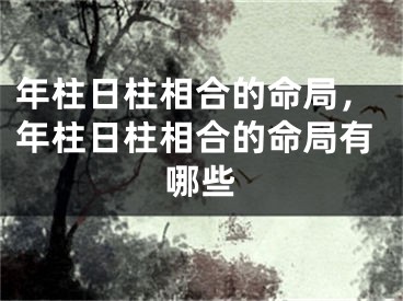 年柱日柱相合的命局，年柱日柱相合的命局有哪些