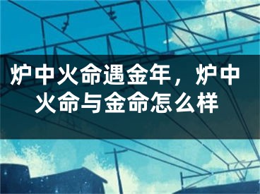 炉中火命遇金年,炉中火命与金命怎么样