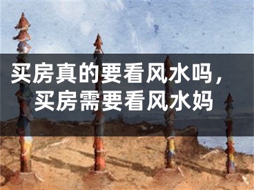 买房真的要看风水吗，买房需要看风水妈