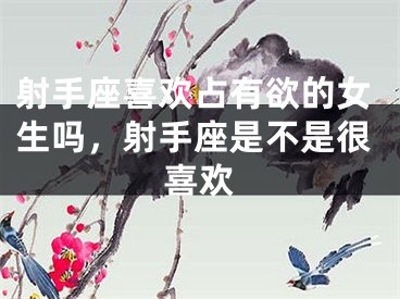 射手座喜欢占有欲的女生吗，射手座是不是很喜欢