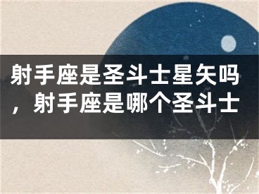 射手座是圣斗士星矢吗，射手座是哪个圣斗士