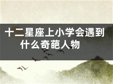 十二星座上小学会遇到什么奇葩人物