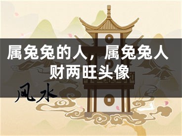 属兔兔的人，属兔兔人财两旺头像