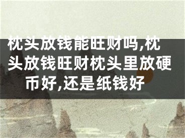 枕头放钱能旺财吗,枕头放钱旺财枕头里放硬币好,还是纸钱好