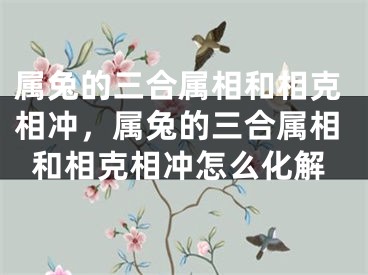 属兔的三合属相和相克相冲，属兔的三合属相和相克相冲怎么化解