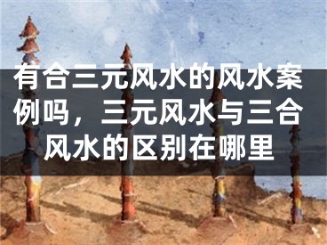 有合三元风水的风水案例吗，三元风水与三合风水的区别在哪里
