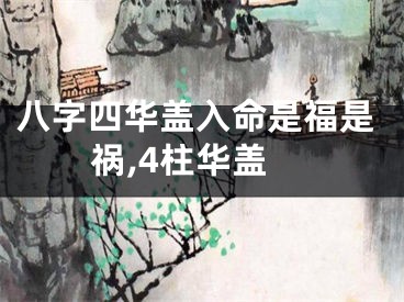 八字四华盖入命是福是祸,4柱华盖