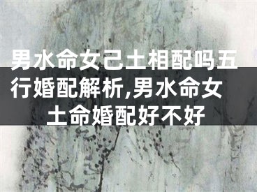 男水命女己土相配吗五行婚配解析,男水命女土命婚配好不好