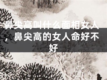 鼻尖高叫什么面相女人，鼻尖高的女人命好不好
