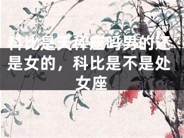 科比是天秤座吗男的还是女的，科比是不是处女座
