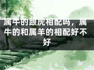 属牛的跟虎相配吗，属牛的和属羊的相配好不好