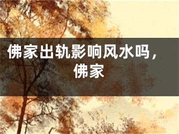 佛家出轨影响风水吗，佛家