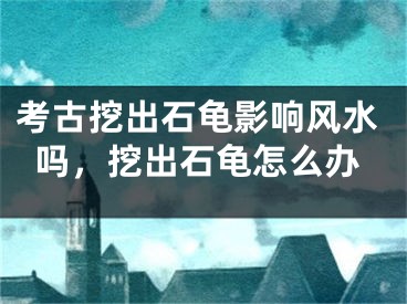 考古挖出石龟影响风水吗，挖出石龟怎么办