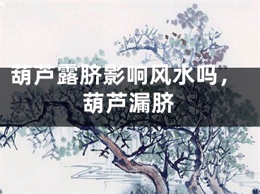 葫芦露脐影响风水吗，葫芦漏脐