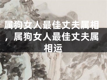属狗女人最佳丈夫属相，属狗女人最佳丈夫属相运