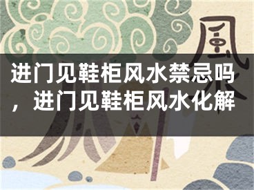 进门见鞋柜风水禁忌吗，进门见鞋柜风水化解