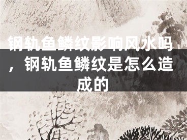 钢轨鱼鳞纹影响风水吗，钢轨鱼鳞纹是怎么造成的