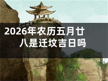 2026年农历五月廿八是迁坟吉日吗