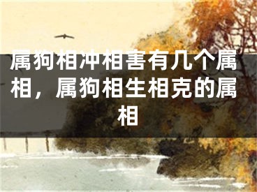 属狗相冲相害有几个属相，属狗相生相克的属相