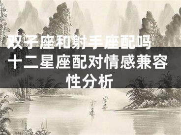 双子座和射手座配吗 十二星座配对情感兼容性分析
