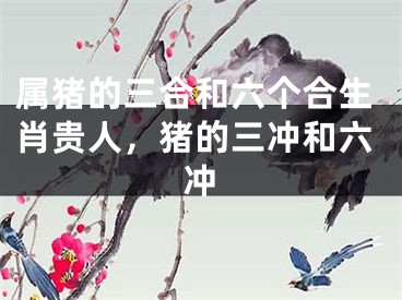 属猪的三合和六个合生肖贵人,猪的三冲和六冲