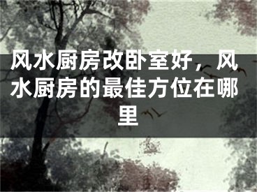 风水厨房改卧室好，风水厨房的最佳方位在哪里