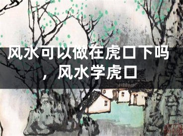 风水可以做在虎口下吗，风水学虎口