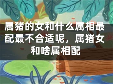 属猪的女和什么属相最配最不合适呢，属猪女和啥属相配