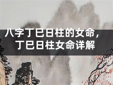 八字丁巳日柱的女命,丁巳日柱女命详解