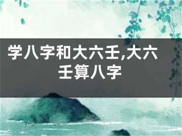 学八字和大六壬,大六壬算八字