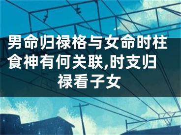 男命归禄格与女命时柱食神有何关联,时支归禄看子女