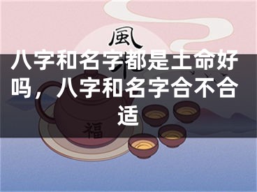 八字和名字都是土命好吗，八字和名字合不合适